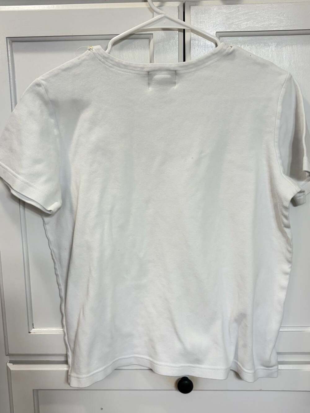 Susan Bristol Casuals Fitted T-Shirt with Yellow Daisy Trim Neckline Cottagecore - Picture 7 of 8